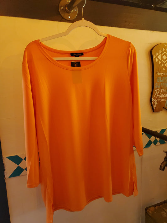 Orange mid sleeve shirt